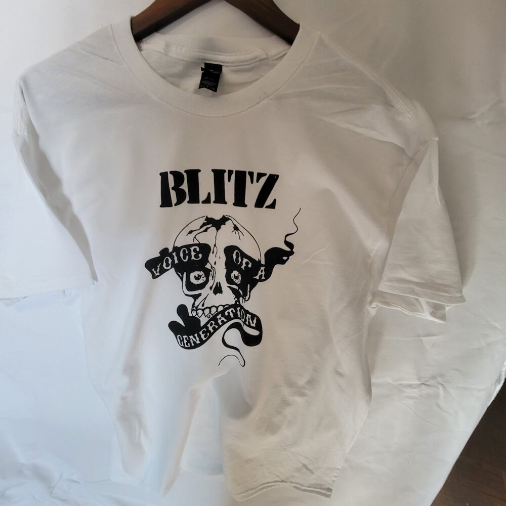 the Blitz  band t shirt  size Large White